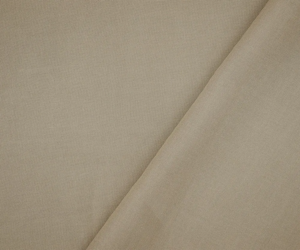 Taupe Khaki Beige Rayon Challis Solid Woven Fabric