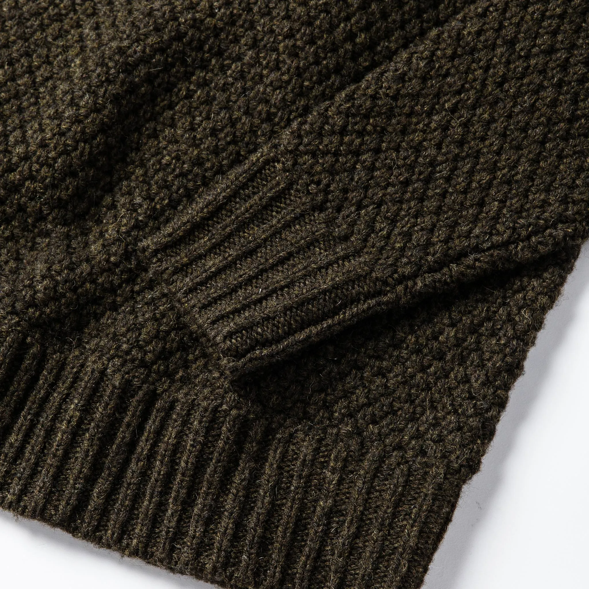 The Fisherman Sweater in Loden