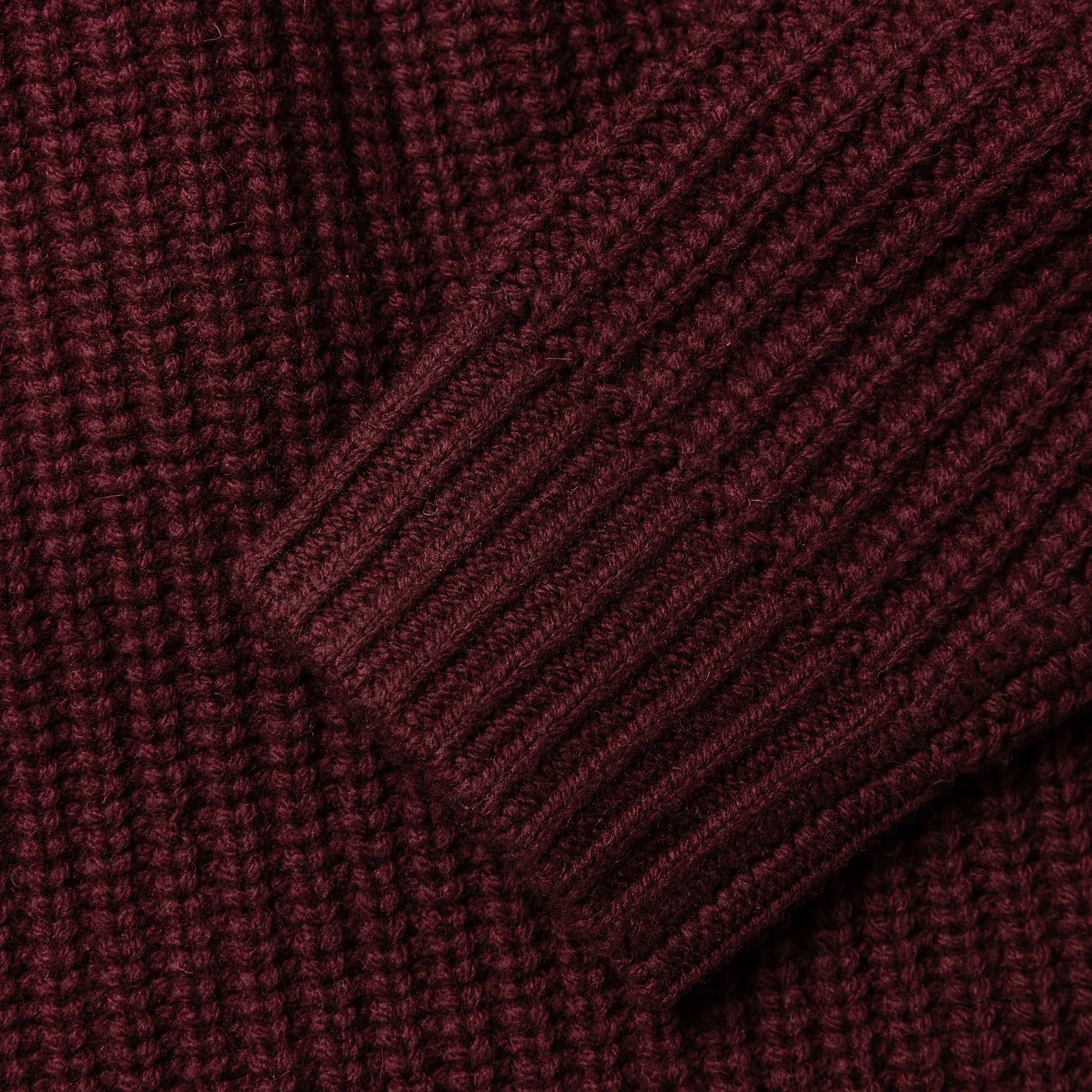 The Wharf Sweater in Burgundy