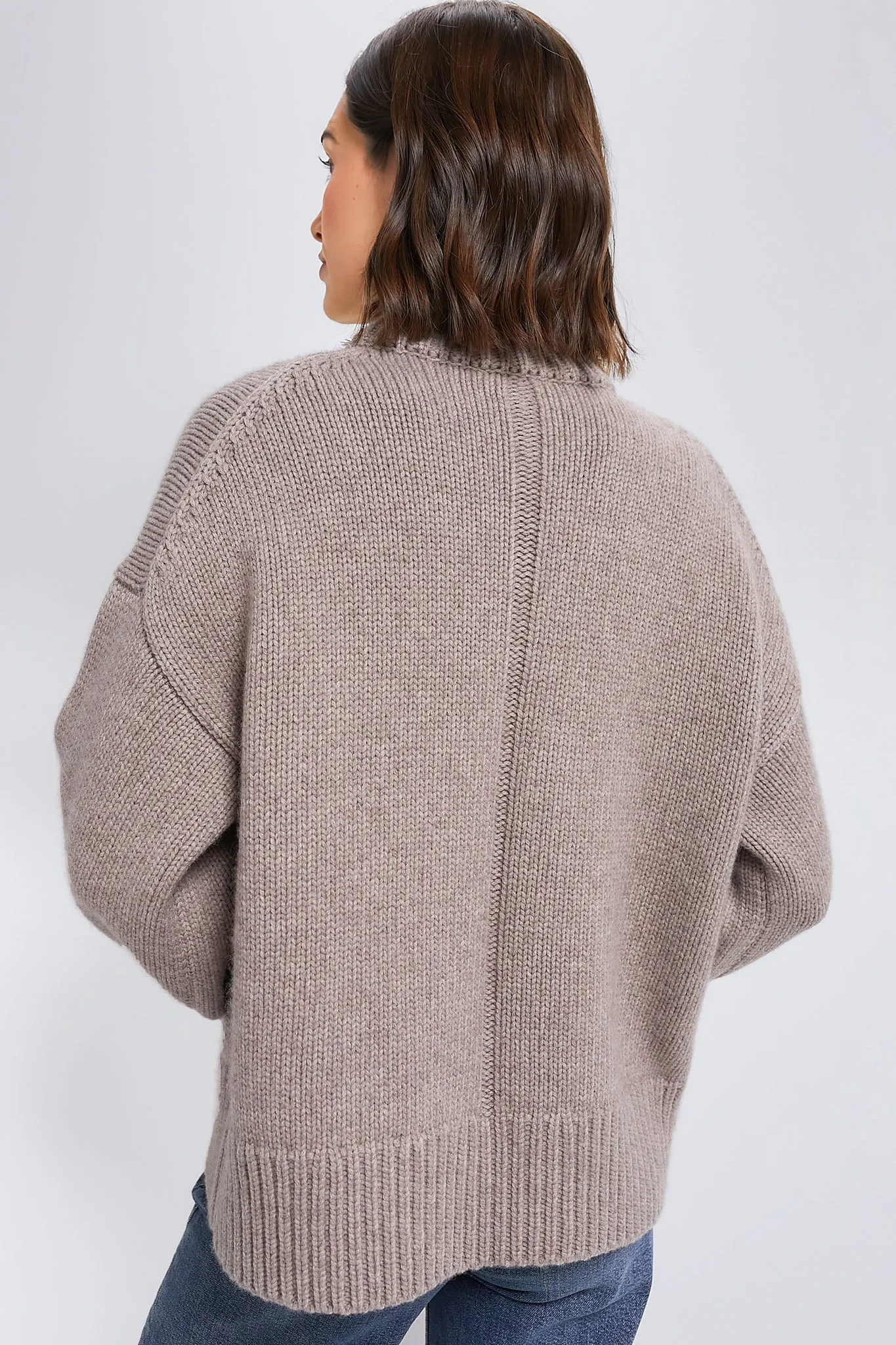 Wheat Genevieve Cashmere Blend Crewneck Sweater