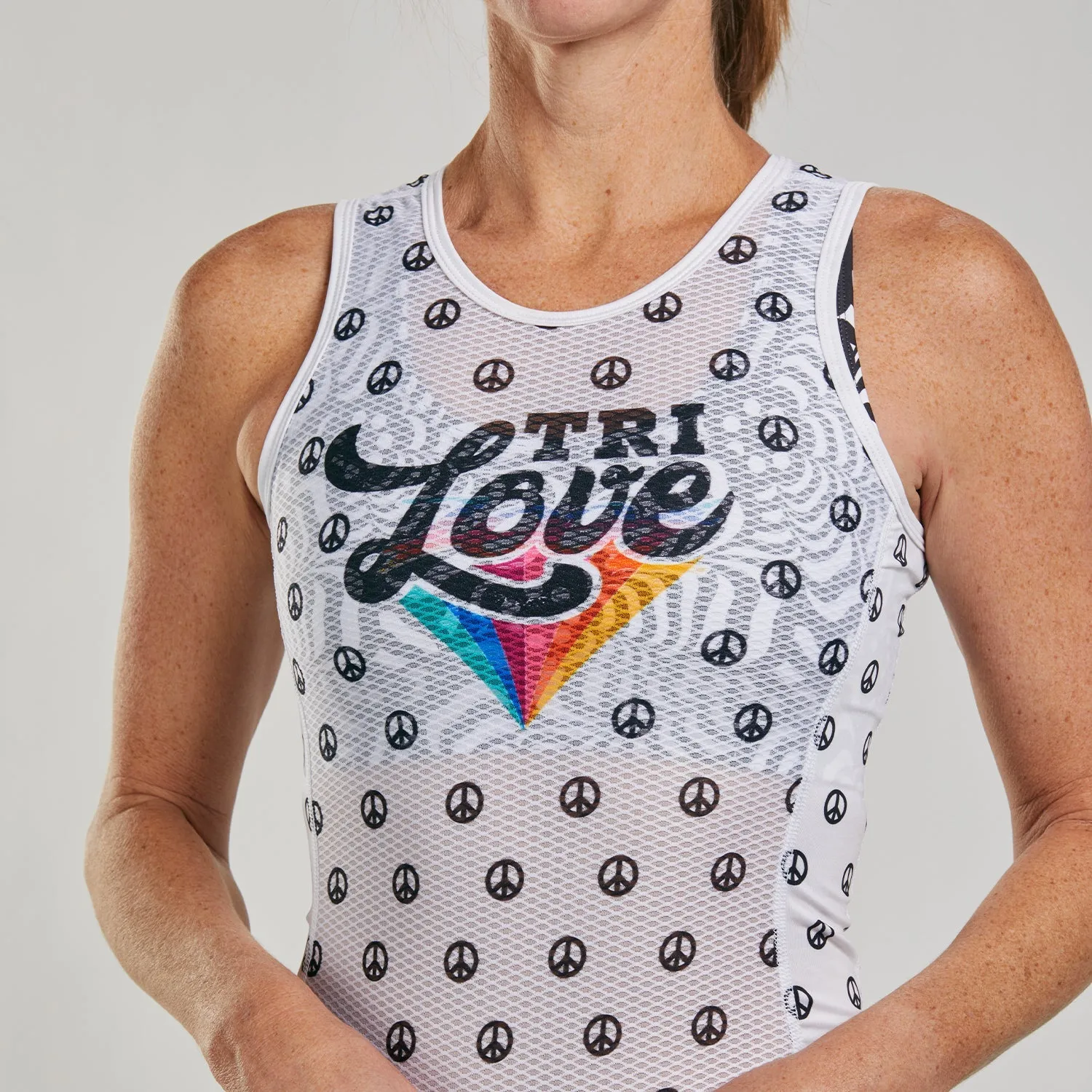 Womens LTD Cycle Base Layer - Tri Love