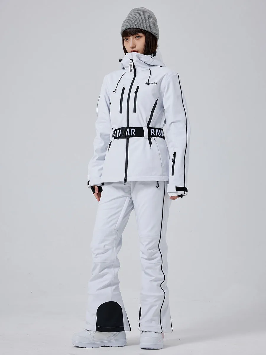 Women's Slim Belted Ski Suit